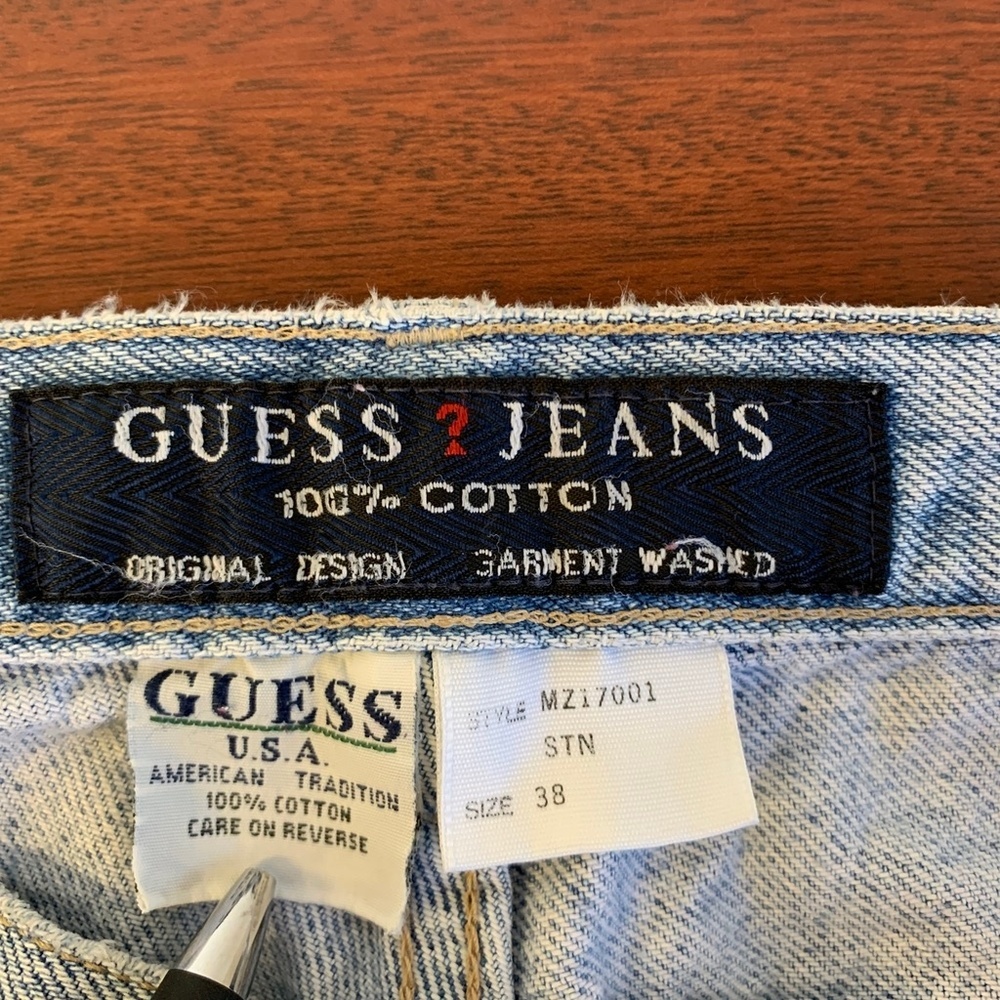 Guess Men’s Straight Light Blue Jeans - Picture 8 of 8